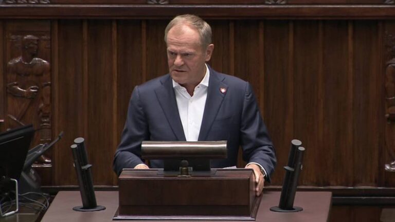 „Nie powinniście się wypowiadać”. Spięcie podczas wystąpienia Donalda Tuska
