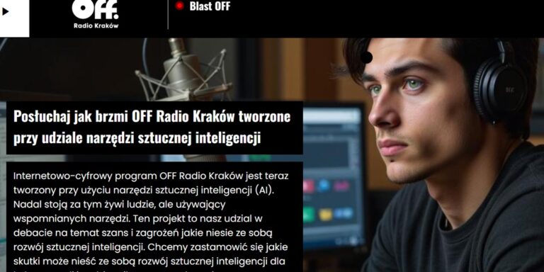 Zastąpili dziennikarzy sztuczną inteligencją. Radio z rekordem słuchalności