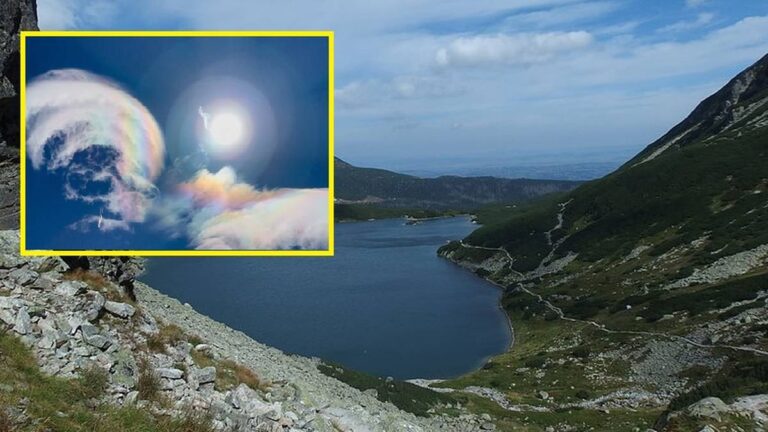 Efekt iryzacji nad Halą Gąsienicową. “Piękne zjawisko”