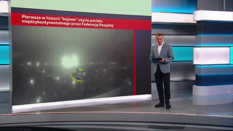 Ukraińskie siły powietrzne: Rosja użyła pocisku międzykontynentalnego