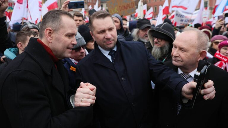 Karol Nawrocki na proteście w Warszawie. „Nie mogę się zgodzić”