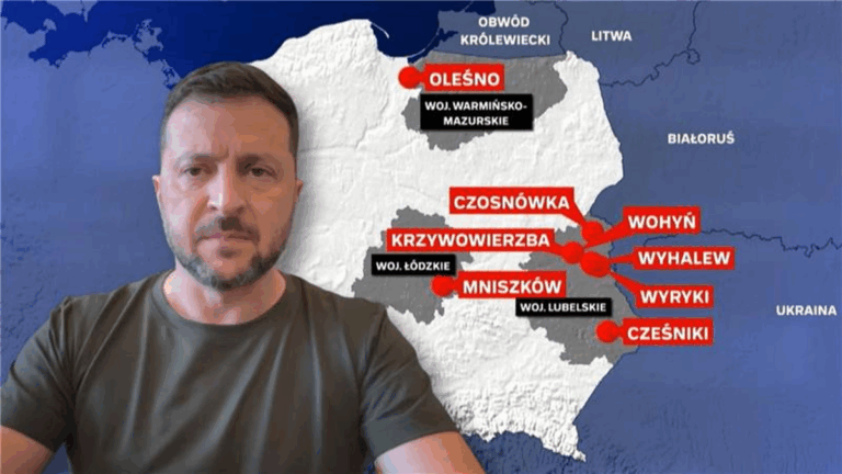 Drony leciały w kierunku Polski. Zełenski: Zestrzeliliśmy je