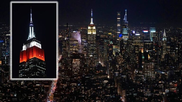 Empire State Building świeci bielą i szkarłatem. Ameryka składa hołd. Cc0336e937d2328ded8e91af2b86b015, Biznes Fakty