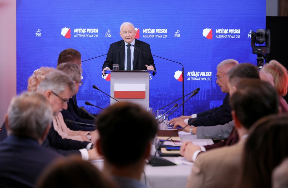 Prezes PiS Jarosław Kaczyński