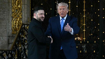 Wołodymyr Zełenski twarzą w twarz z Donaldem Trumpem. "Jesteśmy na ostatnim etapie rozm&oacute;w"