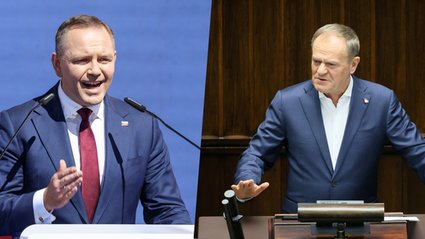 Jak Polacy oceniają Karola Nawrockiego i Donalda Tuska? Wyniki sondażu zaskakują