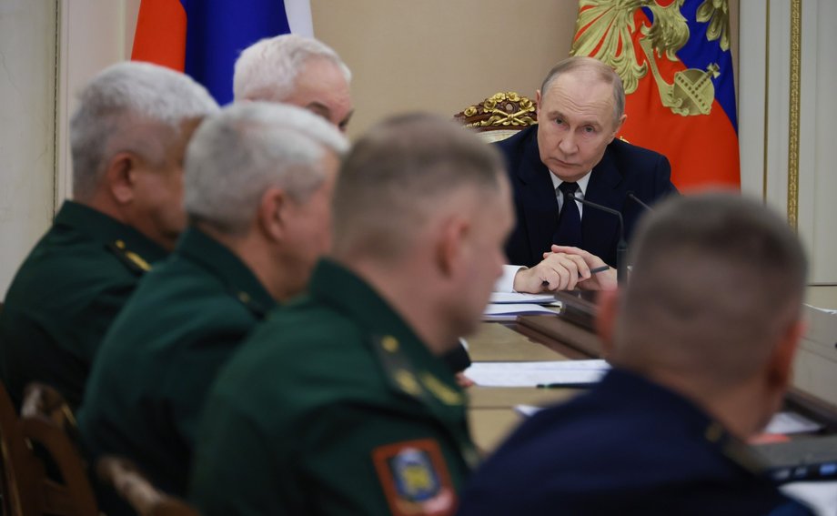 Spotkanie generał&oacute;w na Kremlu z prezydentem Putinem 29 grudnia 2025 r.