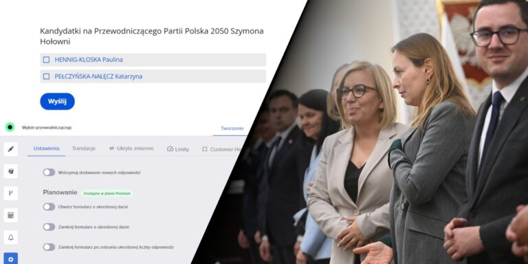 Mamy dostęp do mechanizmu wyborczego Polska 2050.