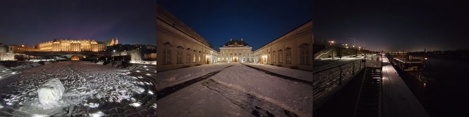 Zdjęcia nocne wykonane modułem szerokokątnym aparatu (kliknij, aby powiększyć)
