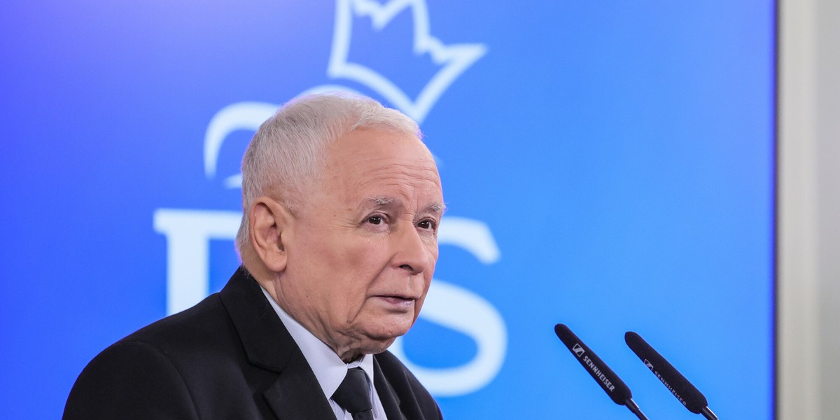 Prezes PiS Jarosław Kaczyński