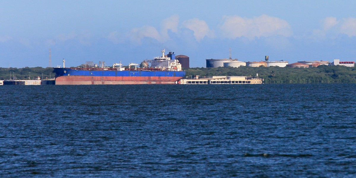 Tankowce z ropą u wybrzeży Wenezueli