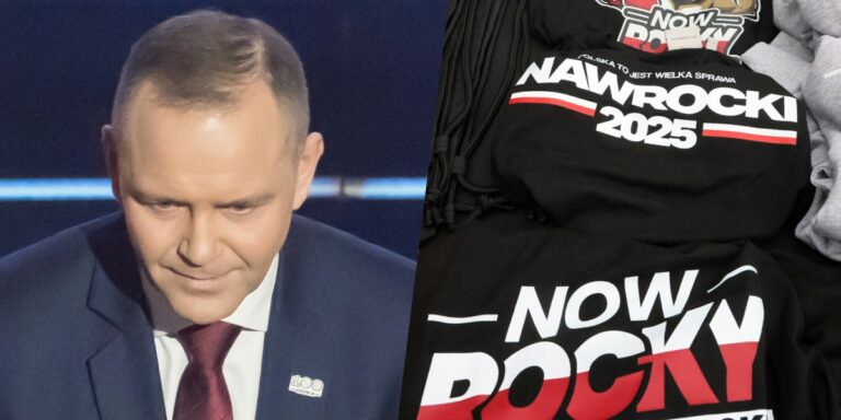 Nawrocki tłumaczy aferę z koszulką „Nowrocky”: Była tylko pożyczona