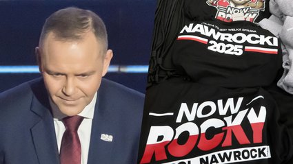 Prezydent odni&oacute;sł się do burzy wok&oacute;ł marki "Nowrocky". "Koszulkę pożyczyłem od fotografa"