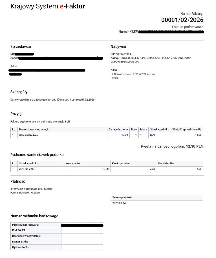 Zrozumienie wizualizacji faktury w KSeF: kiedy ją stosować i jakie ryzyka omijać 5 Wizualizacja e-faktury z KSeF