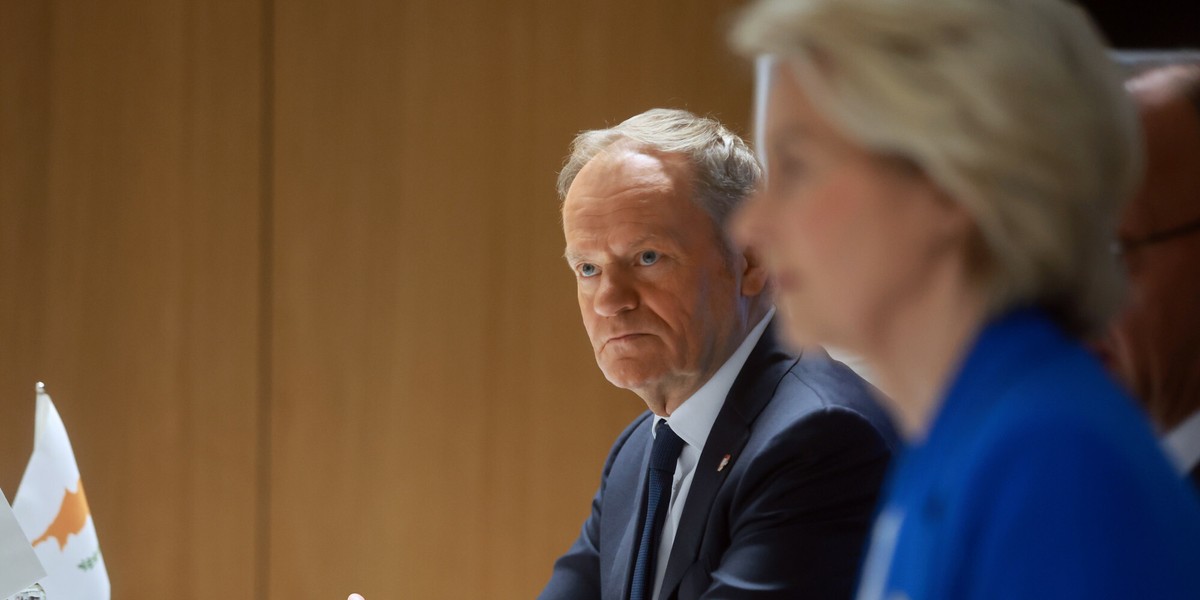 Ursula von der Leyen i premier Donald Tusk