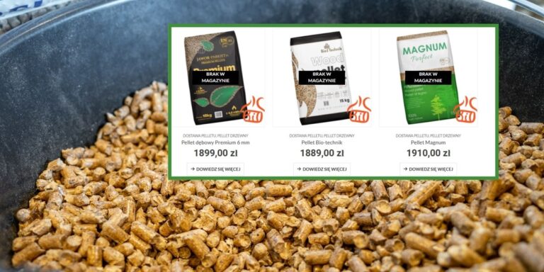 Zima uderza w rynek pelletu: ceny rosną, surowca brakuje