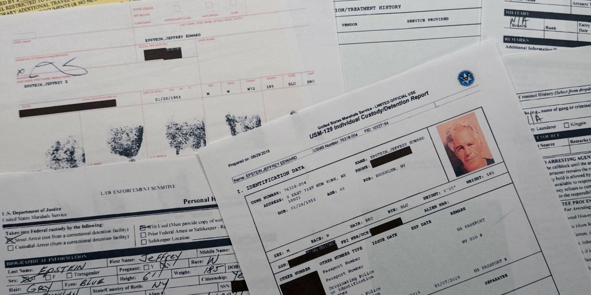 Odtajnione dokumenty z akt Jeffreya Epsteina