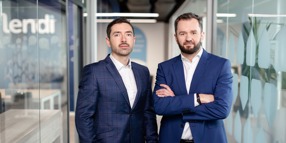 Piotr Stempiński i Michał Petters, założyciele Lendi