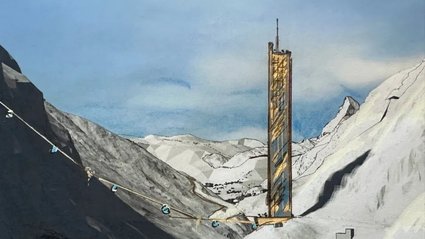 Pionowy wieżowiec w sercu Alp? Projekt wzbudza spore kontrowersje
