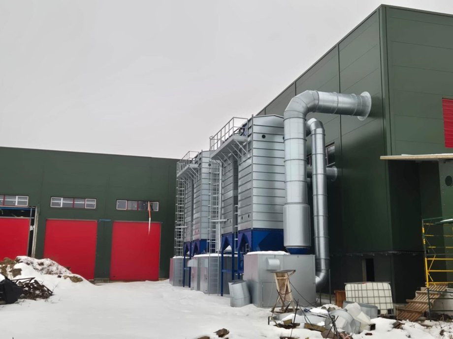 Część nieukończonego zakładu przetwarzania odpad&oacute;w we Lwowie