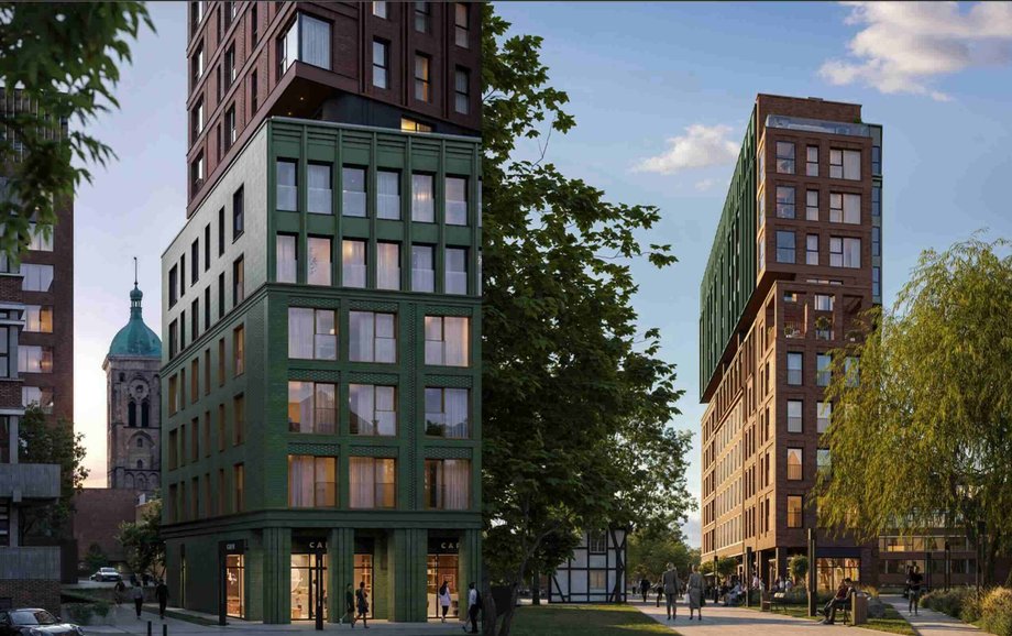 Bryła Wodopoju będzie stanowić dominantę architektoniczną gdańskiego Śródmieścia