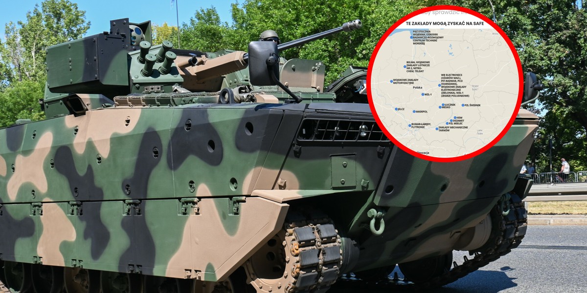 Odkryj regiony zyskujące najwięcej dzięki programowi SAFE: Interaktywna mapa pokazuje potencjał 2 Wóz bojowy Brosuk. Jego produkcja ma być finansowana z SAFE