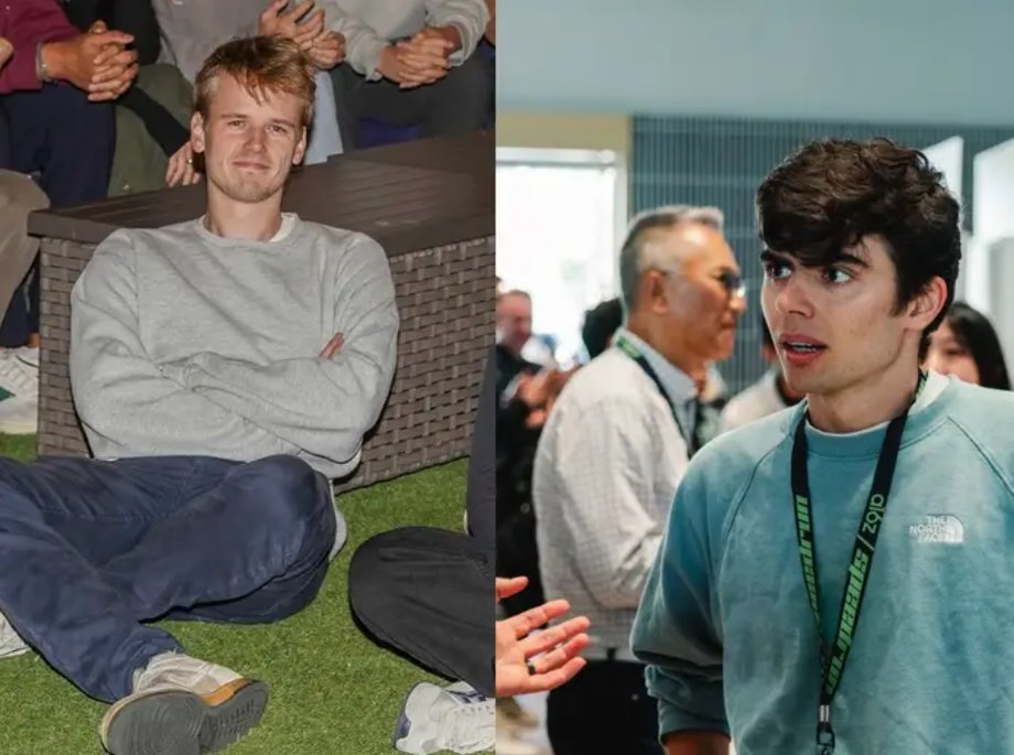 Dyrektor techniczny Creston Brooks (po lewej) i dyrektor generalny Alexis Sursock (po prawej), wsp&oacute;łzałożyciele Luvu