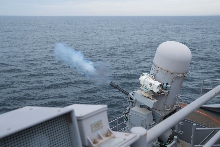 USS Gerald R Ford - Phalanx CIWS