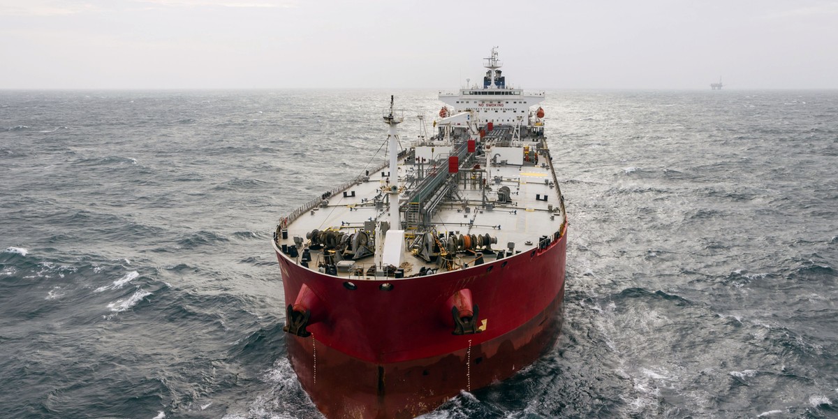 Tankowiec. Zdjęcie ilustracyjne