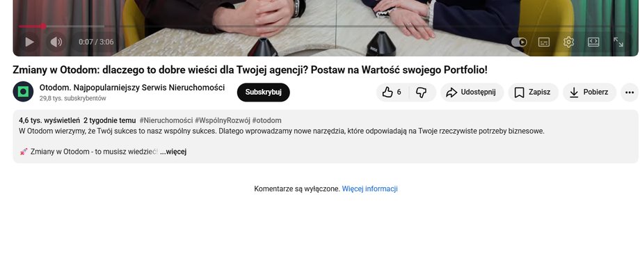 Pod innym komentarzy nie ma w og&oacute;le