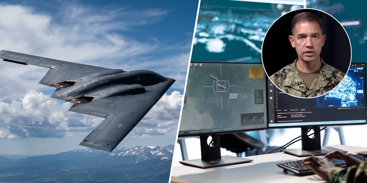 Bombowiec B2 i systemy naprowadzające wykorzystujące AI