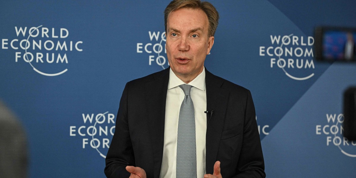Borge Brende, były już szef Światowego Forum Ekonomicznego