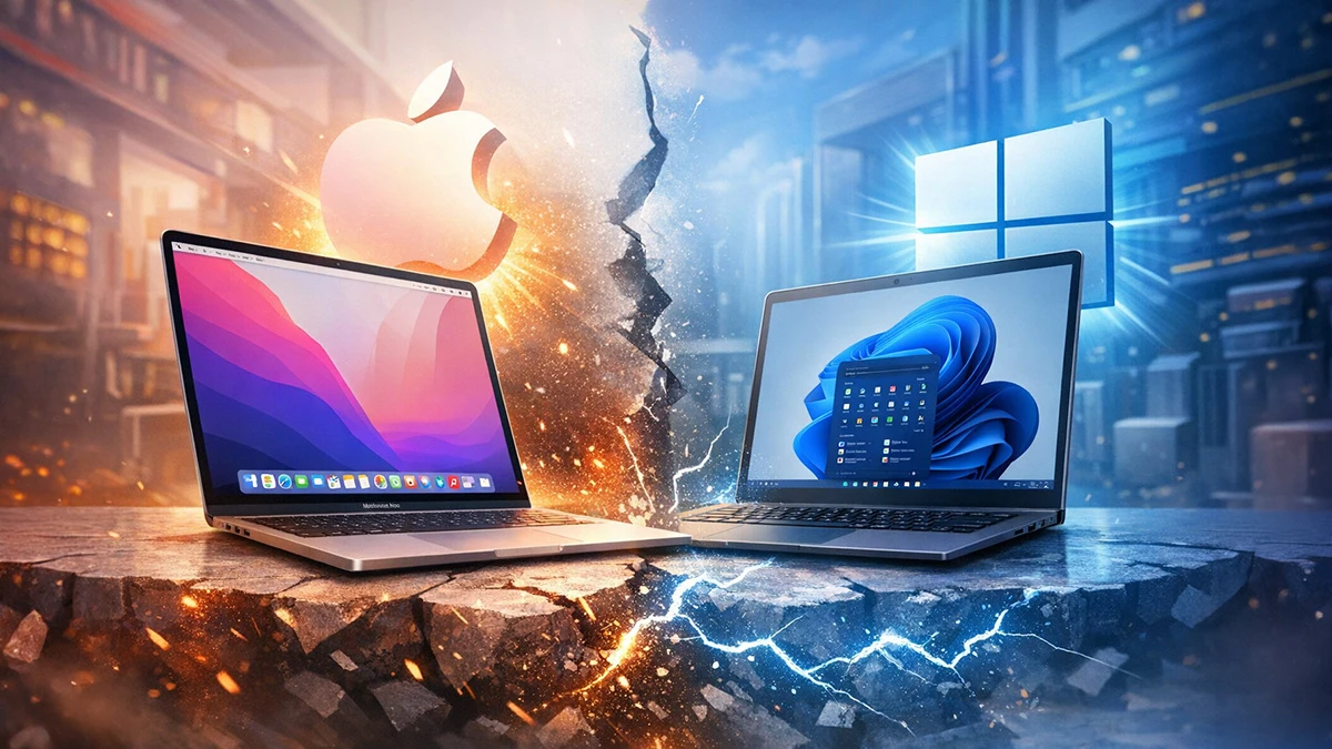 Windows 11 w ogniu krytyki: Makabryczne por&oacute;wnanie z MacBookiem Neo rozgrzewa sieć! 4