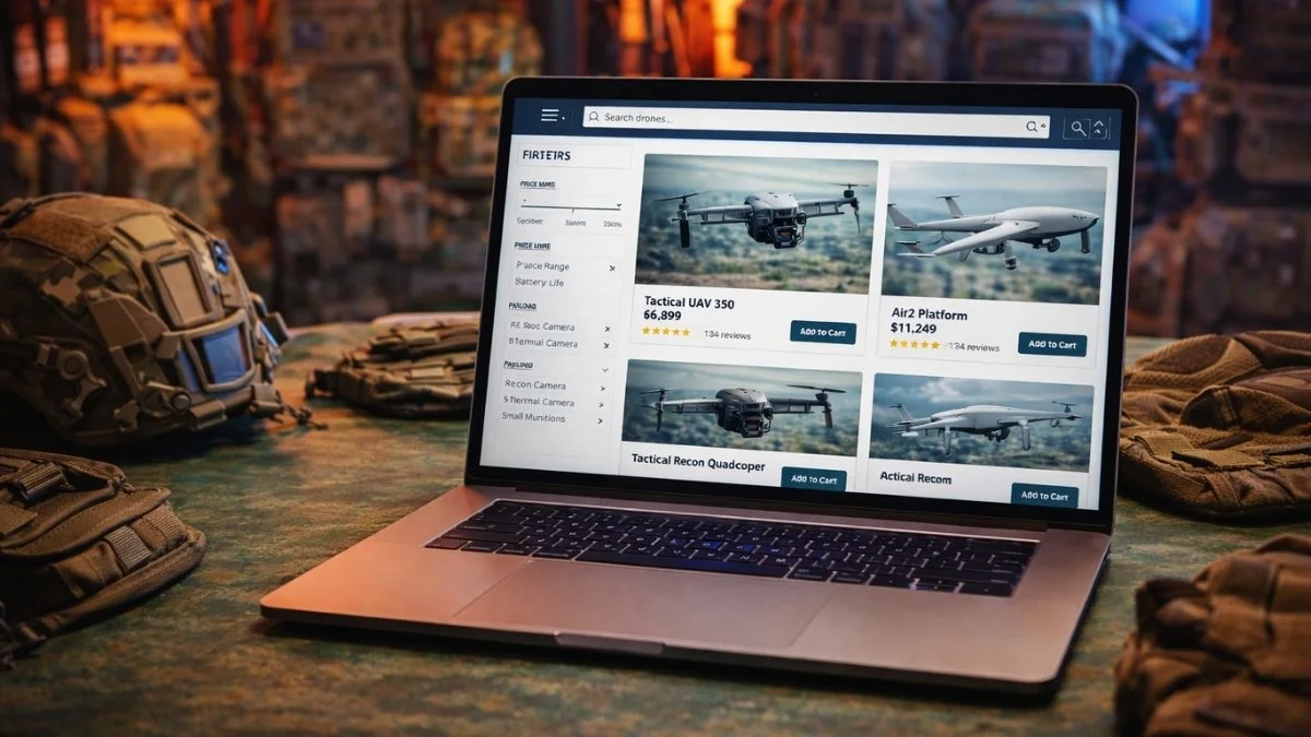 Wojsko otwiera sklep z dronami: zamawiaj maszyny bojowe online 2