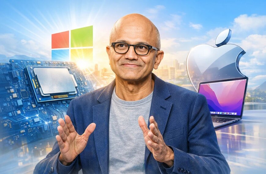 Satya Nadella docenia Apple i Intela &ndash; kluczowi partnerzy Microsoftu w budowie technologicznego imperium