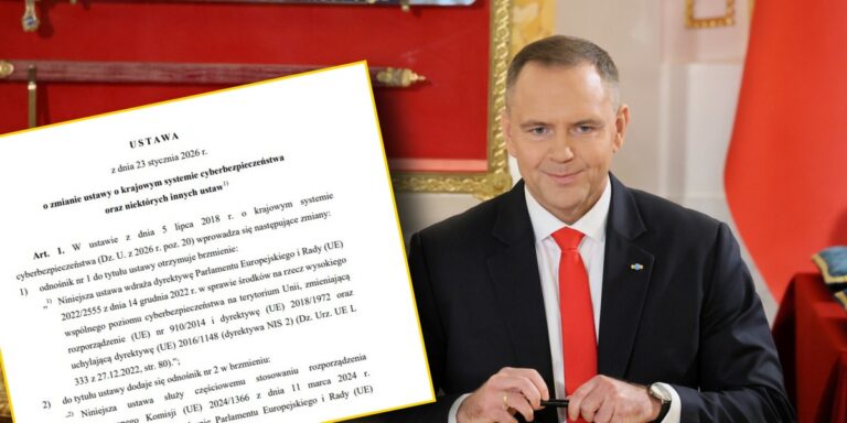 Lex Huawei podpisany: Nawrocki ostrzega przed ryzykiem dla firm