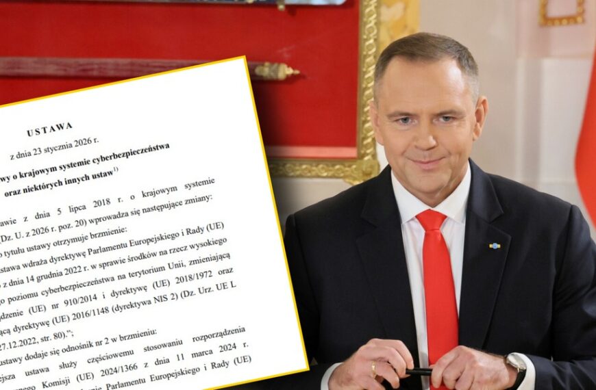 Lex Huawei podpisany: Nawrocki ostrzega przed ryzykiem dla firm