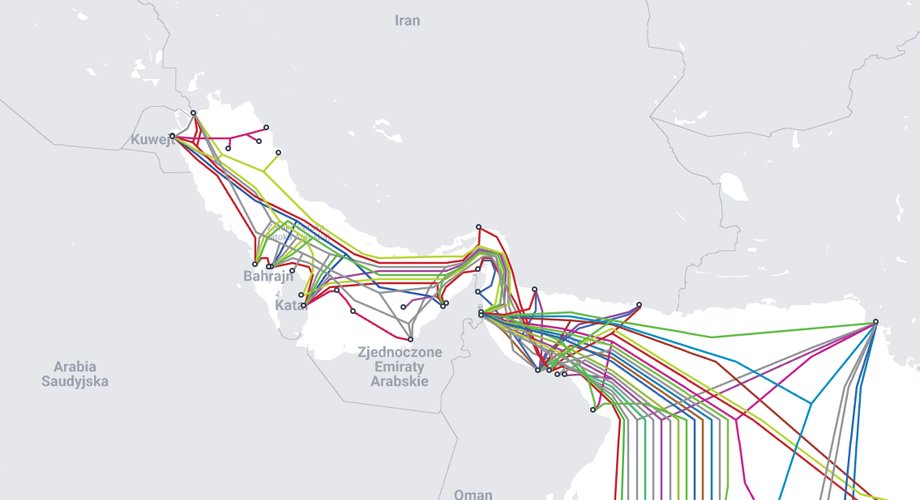 Giganci technologiczni walczą ze skutkami ataku na centra danych na Bliskim Wschodzie. 6 Przez Zatokę Perską przechodzi komunikacja wschodu z zachodem, przez co powstawanie w tym regionie centrów danych jest czymś naturalnym.