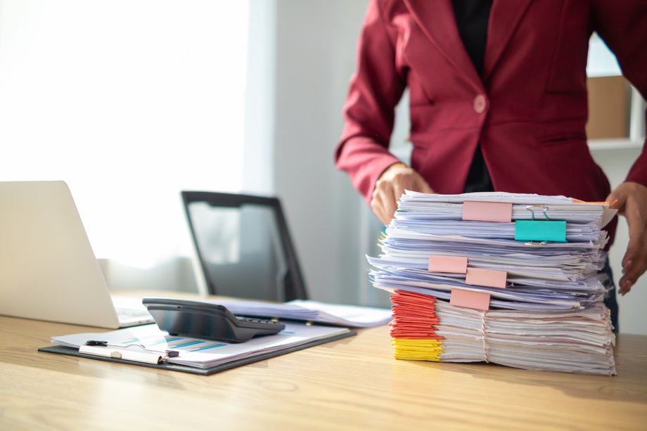 Większość dokument&oacute;w ma dziś format A4