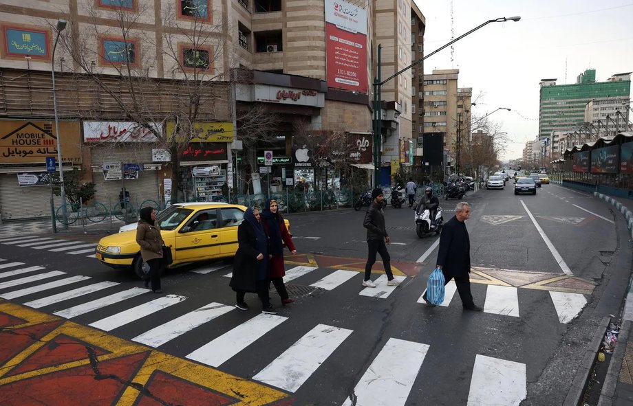 Przejście dla pieszych w Teheranie