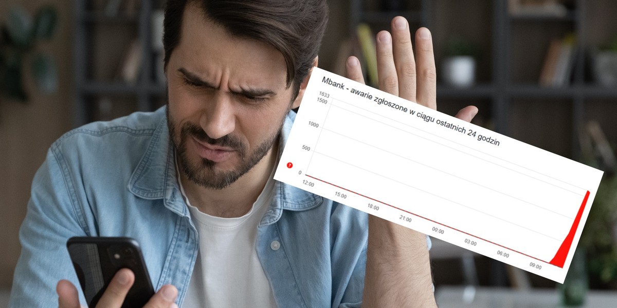 Awaria w mBanku - klienci zgłaszają trudności