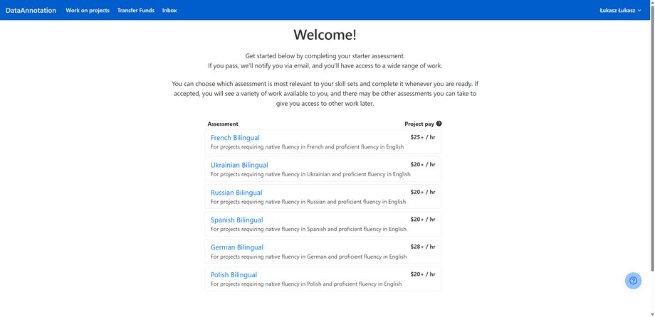 Oferta początkowa na DataAnnotation