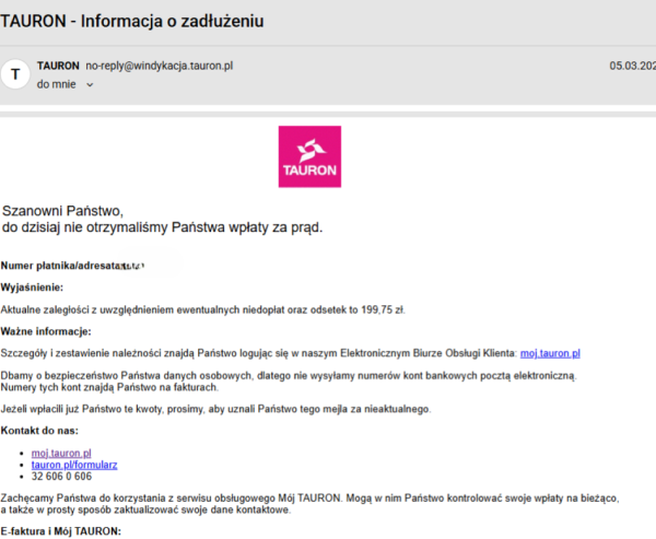 Tauron wysyła powiadomienia o płatnościach &ndash; sprawdź, kt&oacute;rą fakturę uregulowałeś 3