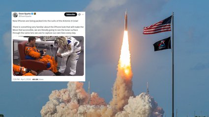 iPhone'y poleciały na księżyc. NASA wykorzysta je do misji Artemis II