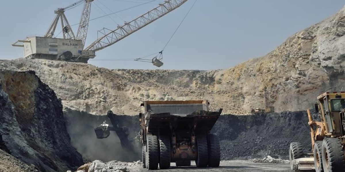 Na zdj. kopalnia odkrywkowa koncernu India Coal