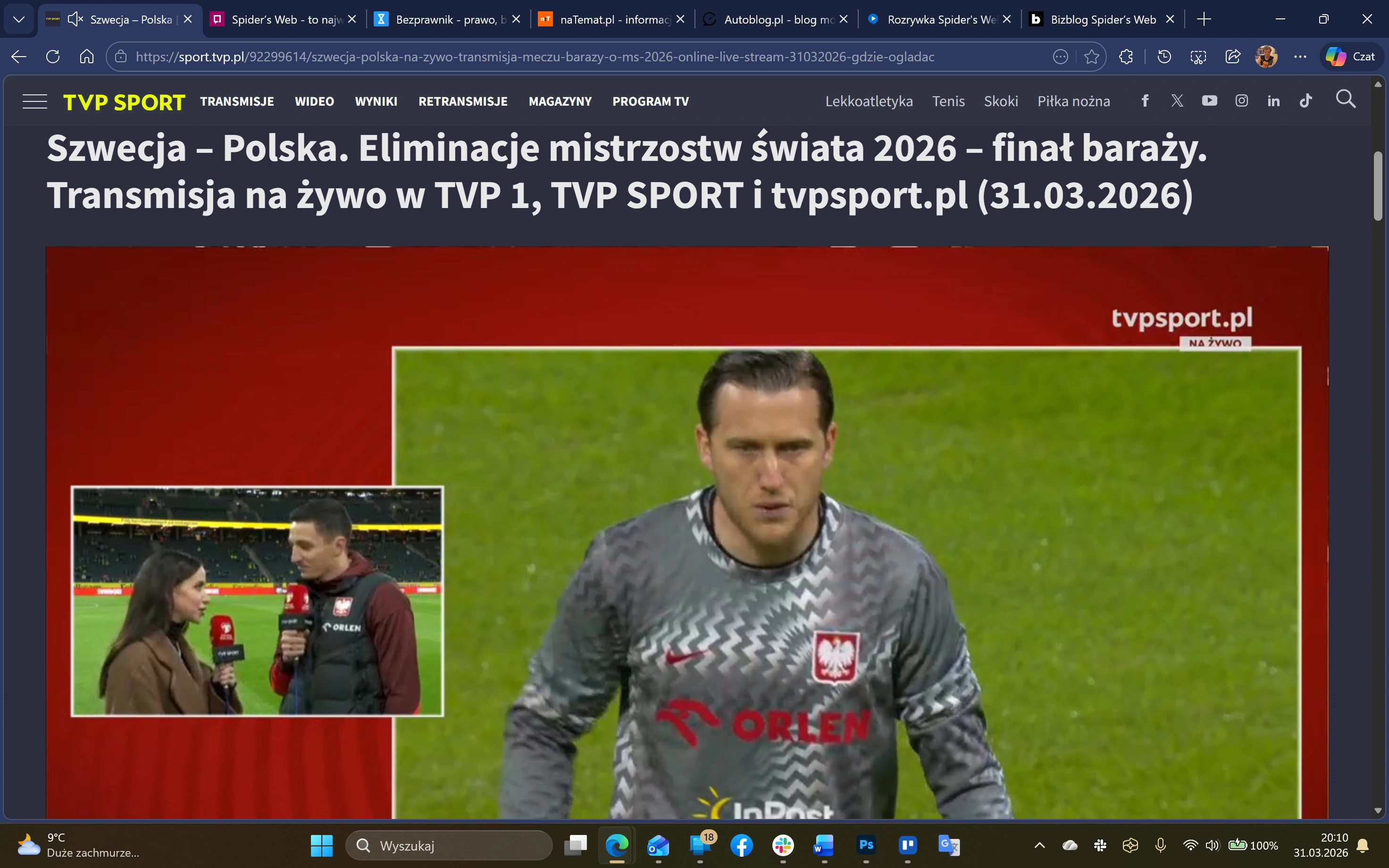 Oglądaj Mecz Polska-Szwecja na żywo: darmowa transmisja online i powt&oacute;rka w TVP 4