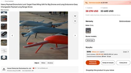 Drony kamikaze do kupienia online jako "opryskiwacze do pestycyd&oacute;w". Dostawa możliwa do Polski