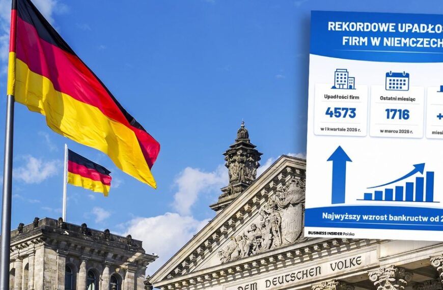 Główna 22 Niemcy: Rekordowa fala bankructw firm przyćmiewa kryzys sprzed dwóch dekad