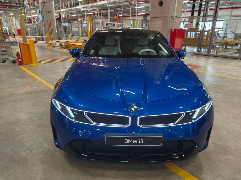 Model BMW i3 w procesie produkcyjnym