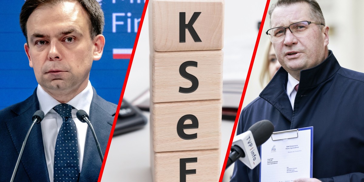 Andrzej Domański, minister finans&oacute;w rozważa zmiany w KSeF, a Przemysław Czarnek z PiS zapowiada likwidację obowiązku dla MŚP, choć to PiS przygotował KSeF